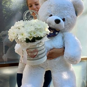 белый плюшевый мишка в Сумах фото