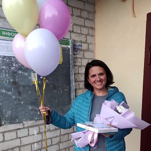 живе фото товару "5 воздушных шаров"