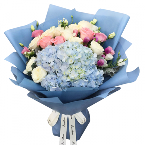 Фото товара Букет "Голубая лагуна"