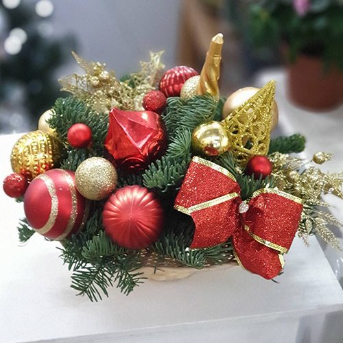 Фото товара Икебана "Новогоднее настроение"