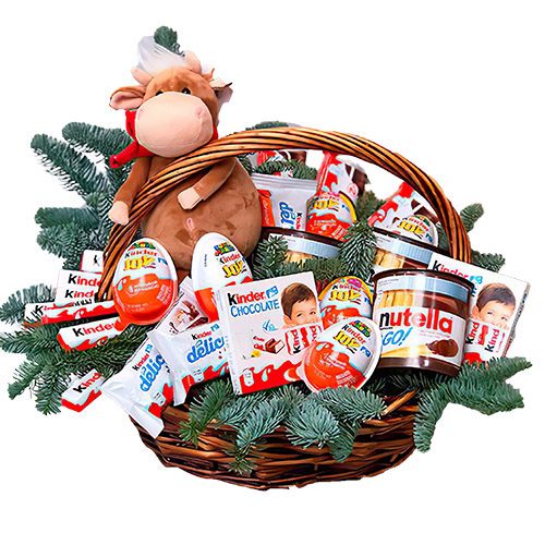 Фото товара Корзина "Пусть всё будет в шоколаде"