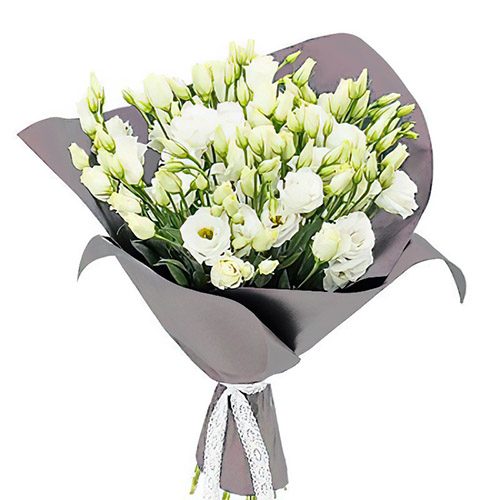 Фото товара Букет белых эустом