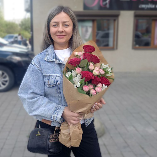 Фотография доставленного букета Букет «Чувства»